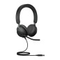 Jabra Evolve2 40, USB-A, MS Stereo Jabra Evolve2 40, USB-A, MS Stereo